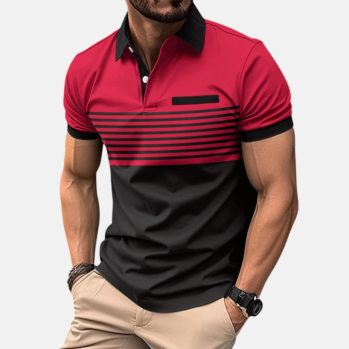 Rafael | Slim Kurzarm-Polo