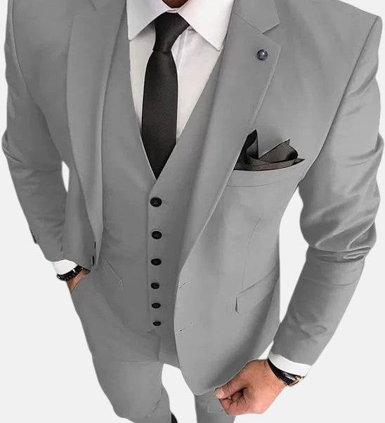 Rodri | Slim Fit 3-teiliger Anzug für Herren