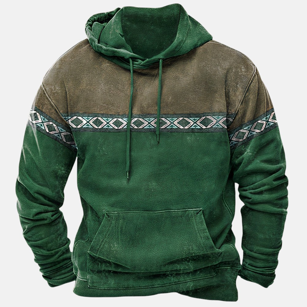 Archer | Hoodie mit ethnischen Mustern