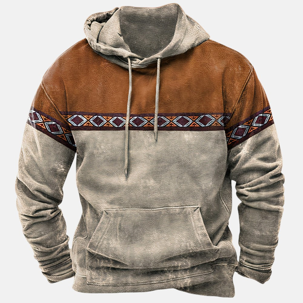 Archer | Hoodie mit ethnischen Mustern