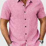 Santo | Leichte Kurzarmbluse aus Leinenmix