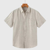 Marrakech | Kurzarm-Leinenhemd