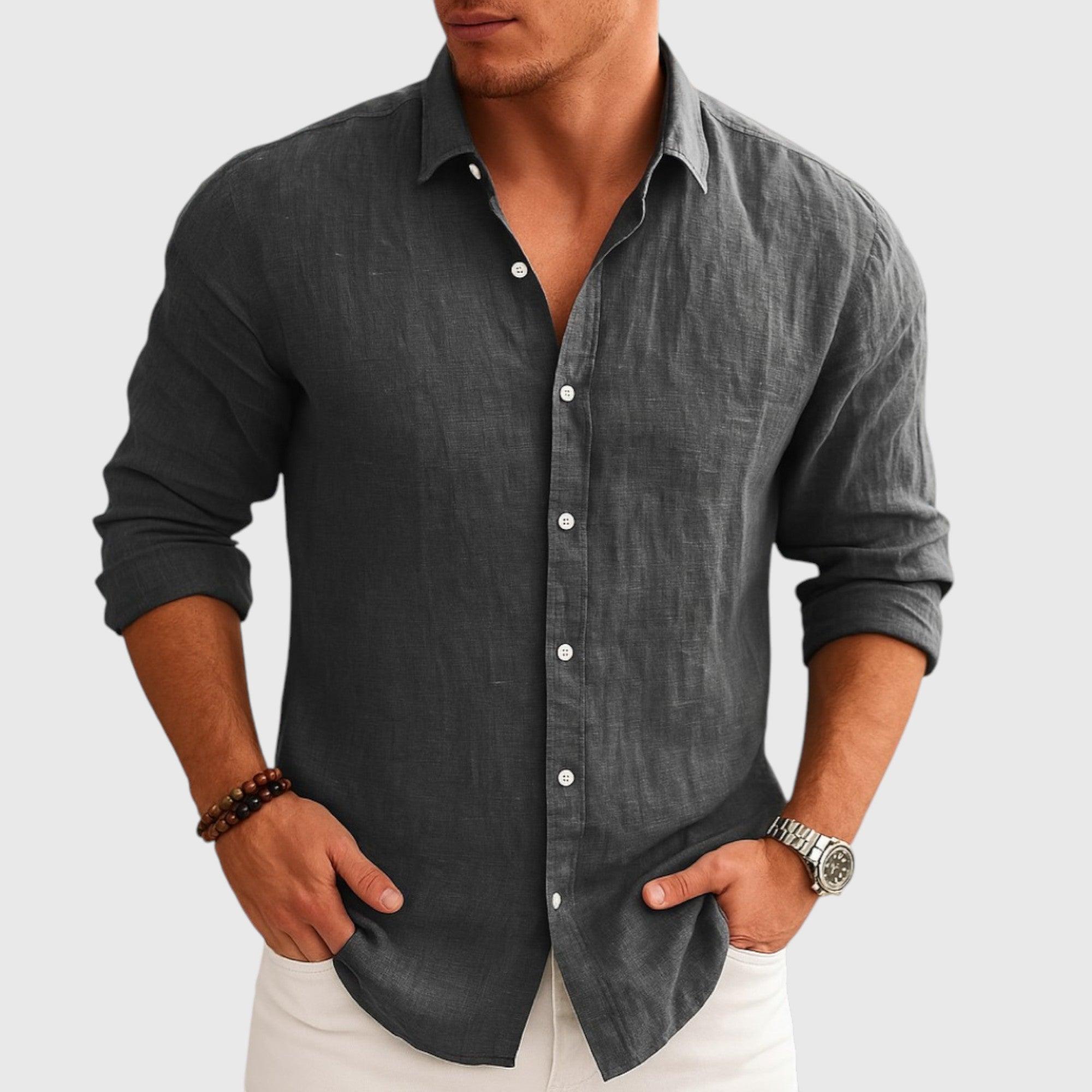 Juan | Essenzielle Leinenhemd