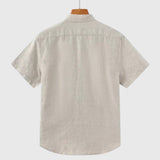 Marrakech | Kurzarm-Leinenhemd